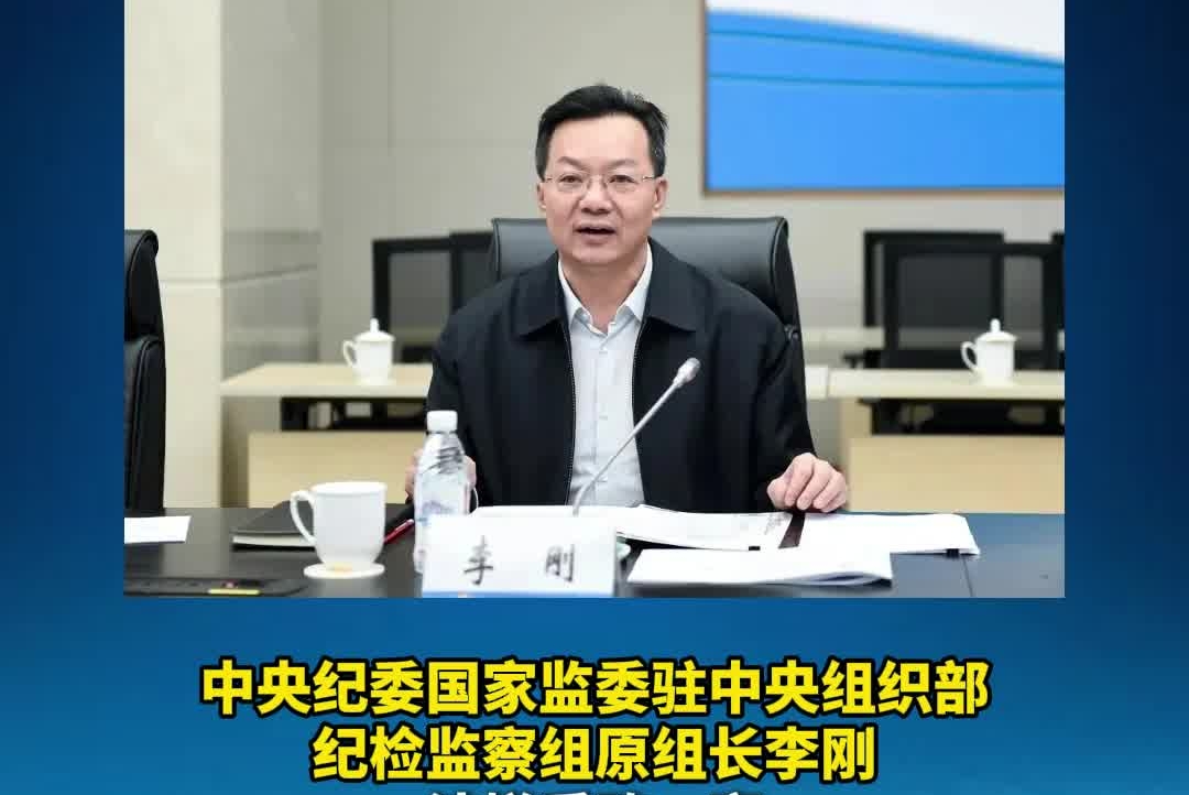 涉嫌受贿罪 中纪委驻中组部纪检监察组原组长李刚被捕
