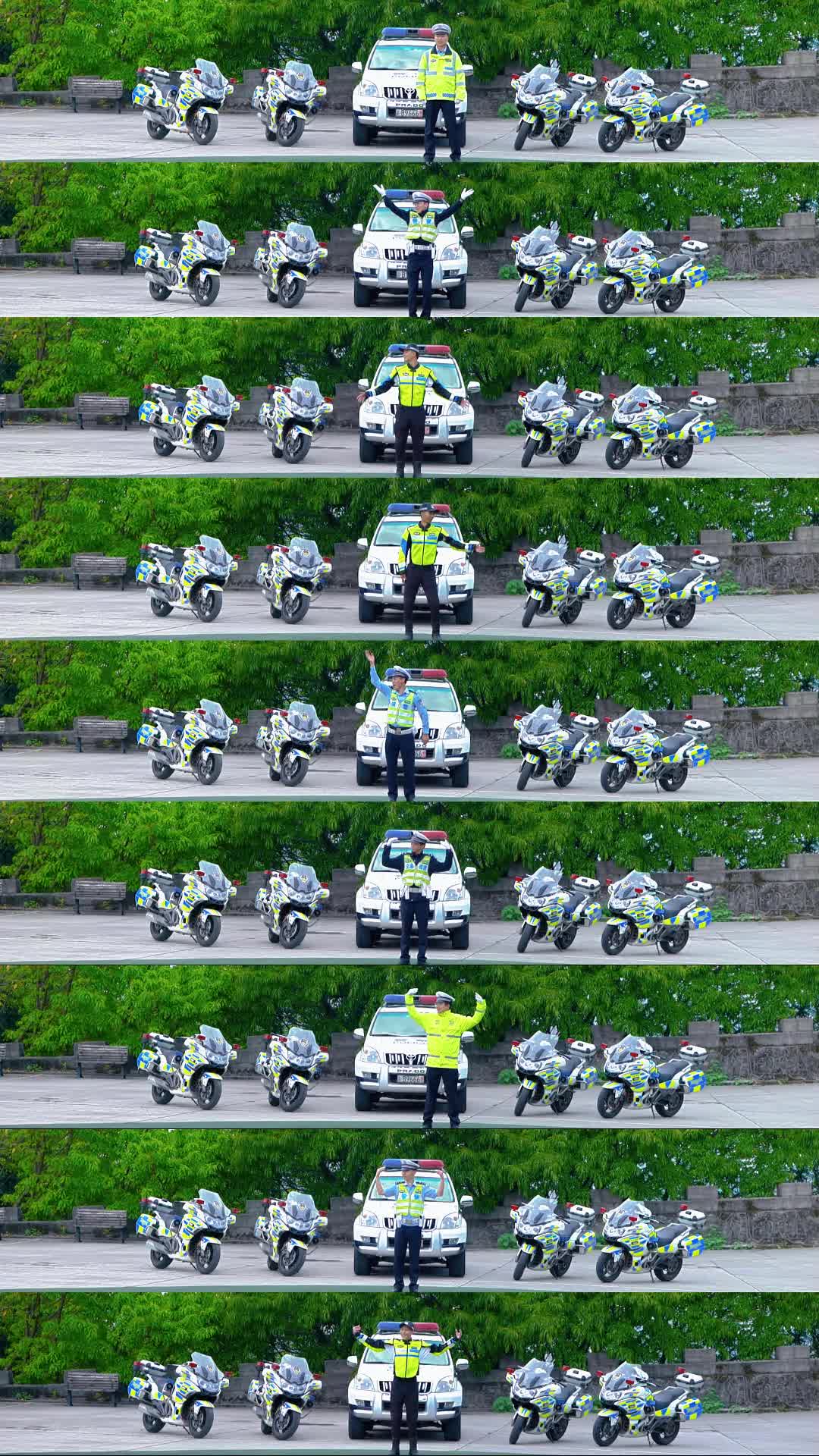 “五四”青年节，重庆交巡警特别策划：正青春，每个人都能“C位”出道～“五四”燃热血，渝警正青春，荧光引坦途，藏蓝护山河。