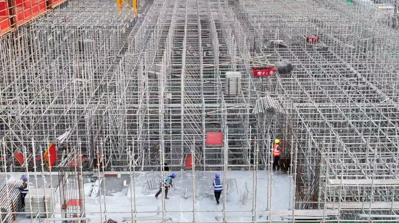 “五一”假期不停工 中交冷链（重庆）智慧产业园二期项目主体结构施工稳步推进