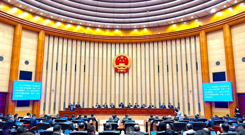 重庆市六届人大常委会第十六次会议开幕