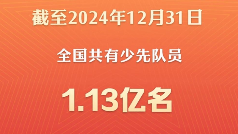 全国共有少先队员1.13亿名