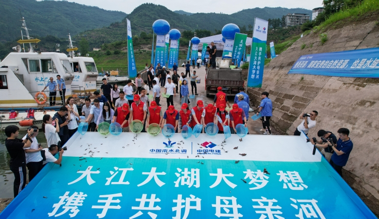 重庆云阳：增殖放流6万尾鱼苗 修复三峡库区生态
