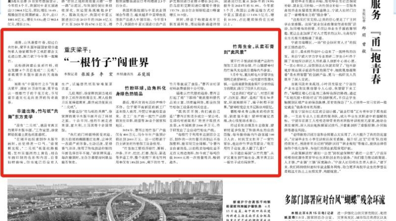 光明日报看重庆｜梁平：“一根竹子”闯世界
