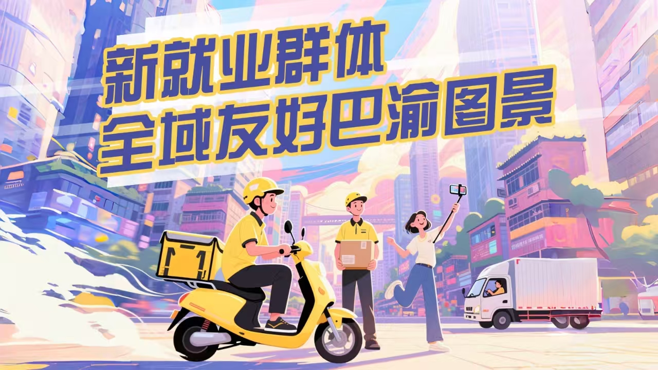 新就业群体全域友好巴渝图景
