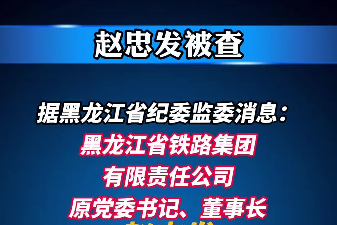 赵忠发被查