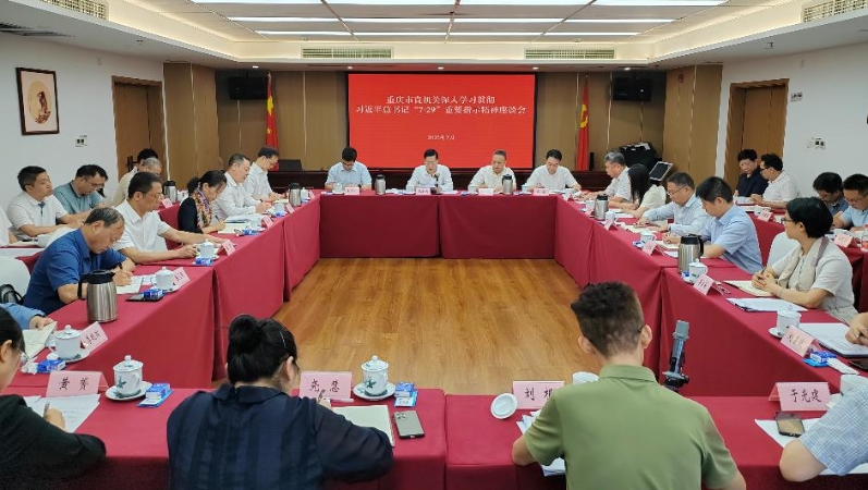 重庆市直机关深入学习贯彻习近平总书记“7·29”重要指示精神座谈会召开