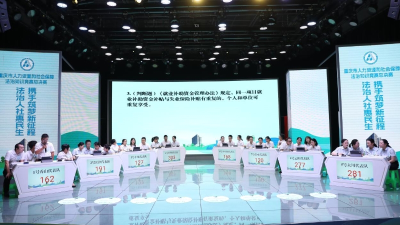 以赛普法 “渝”心相依　重庆开展人社法治知识竞赛总决赛