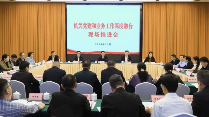 重庆市机关党建和业务工作深度融合现场推进会召开