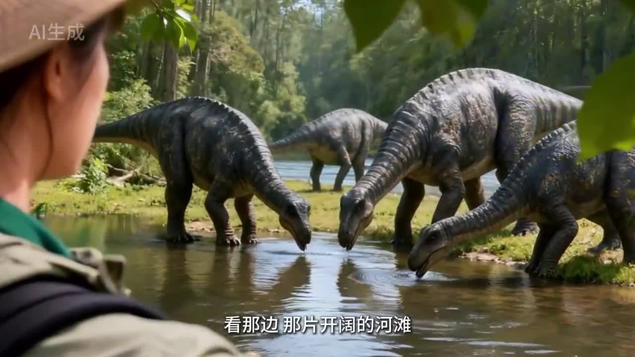 AI视频｜穿越侏罗纪：遇见“世界恐龙化石长城”
