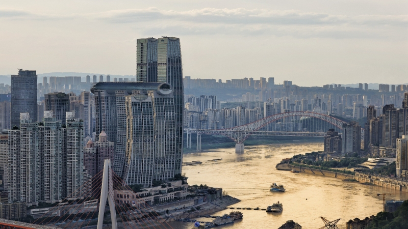 五年来 成渝地区双城经济圈经济总量年均增长5.4％ 占西部地区总量超3成