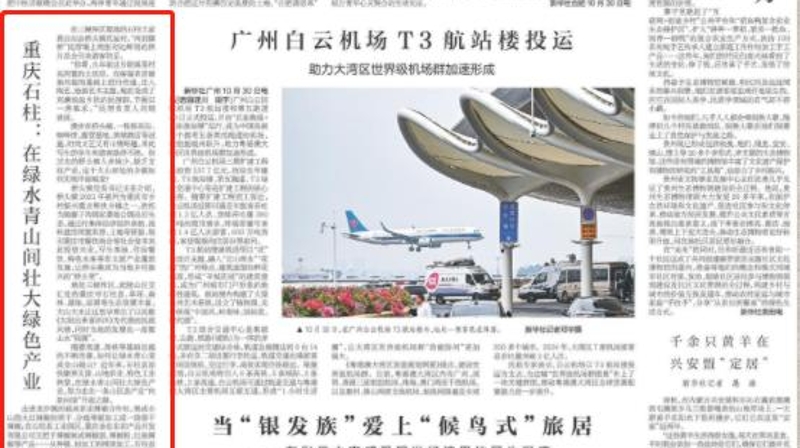 新华每日电讯看重庆｜石柱：在绿水青山间壮大绿色产业