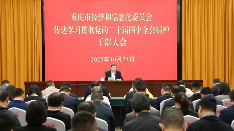 重庆市经济信息委迅速掀起学习贯彻党的二十届四中全会精神热潮