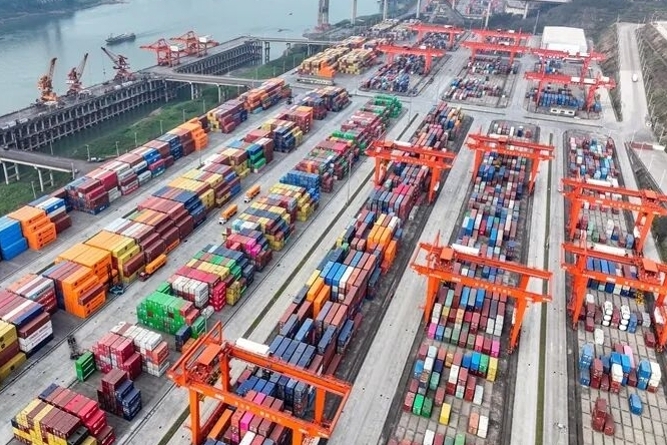 西部陆海新通道铁海联运班列集装箱运量累计超255万标箱