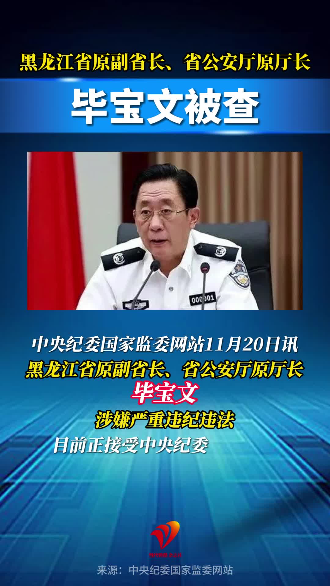 打虎！毕宝文被查