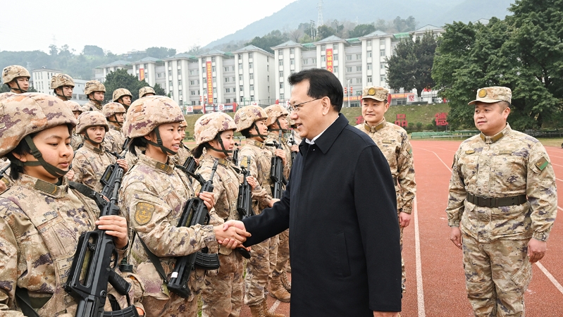 重庆市领导走访慰问驻渝部队官兵 袁家军胡衡华王炯程丽华等参加