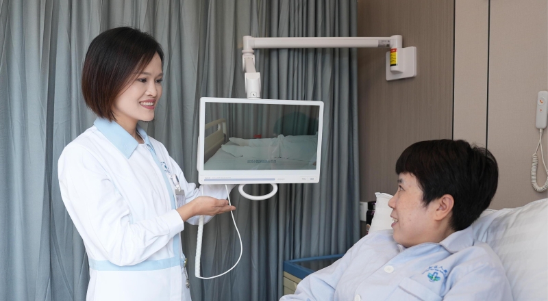 新春走基层｜智慧医院里，新年暖暖的