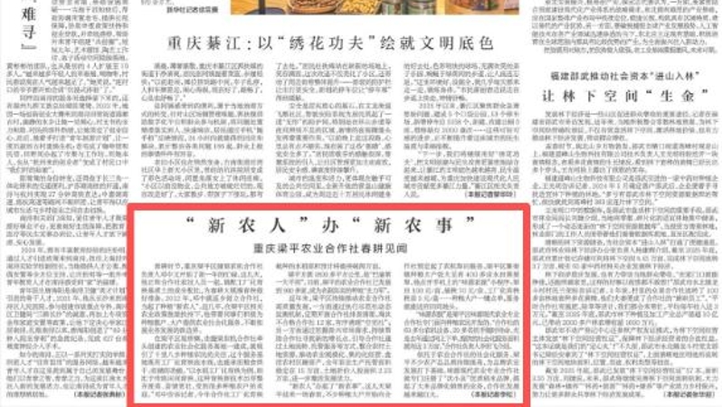 新华每日电讯看重庆｜“新农人”办“新农事”