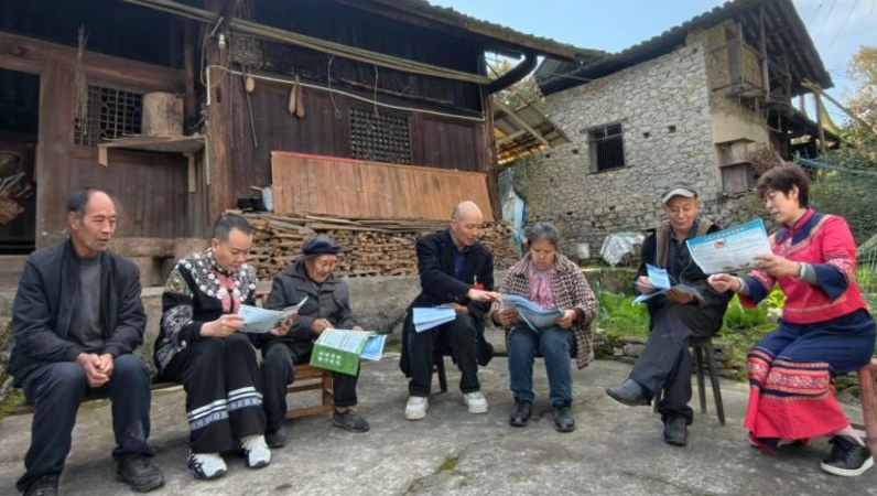 重庆黔江濯水镇：春风送暖入院坝 代表履职在身边