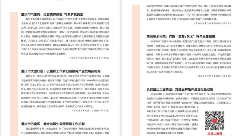 重庆组工园地（2026年第5期）