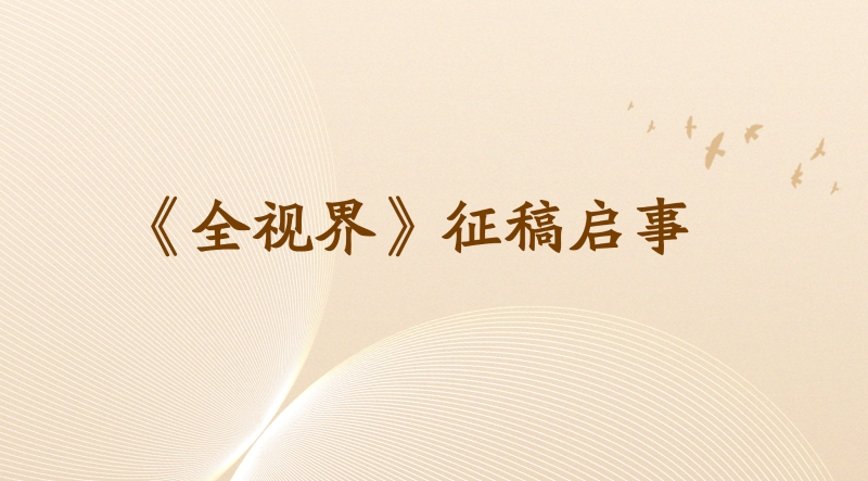 聚焦市域社会治理 《全视界》全网公开征稿
