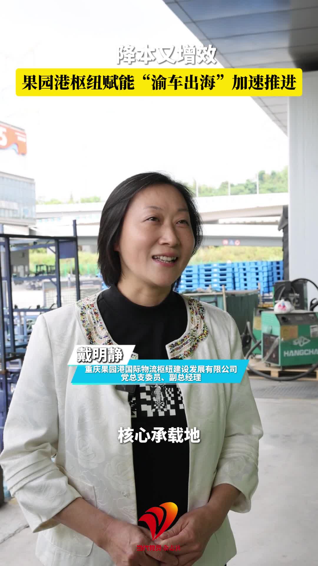 活力重庆｜降本又增效，果园港枢纽赋能“渝车出海”加速推进