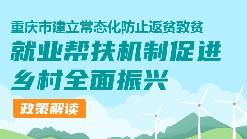 新方案出台！重庆建立常态化防止返贫致贫就业帮扶机制