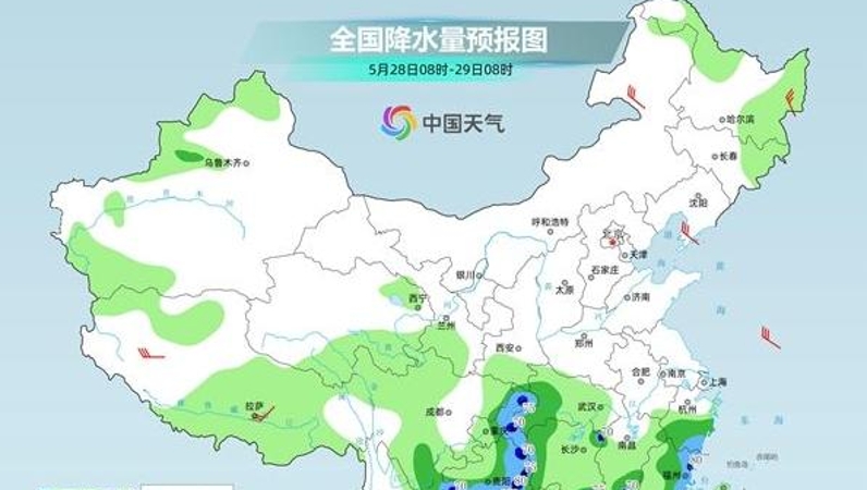 南方强降雨减弱高温缓和 重庆贵州等地需警惕次生灾害