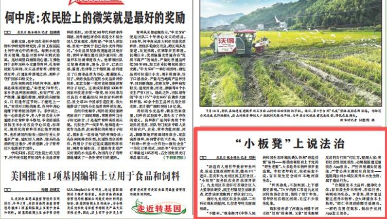 农民日报看重庆｜“小板凳”上说法治