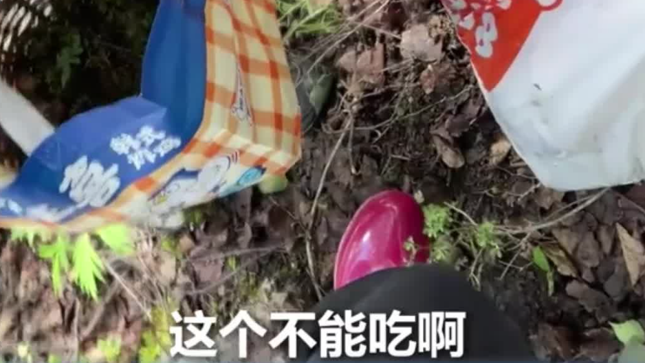网友上山误采毒菌，路遇当地“小孩哥”帮忙分拣。“小孩哥”无语，只是一味地往外丢……