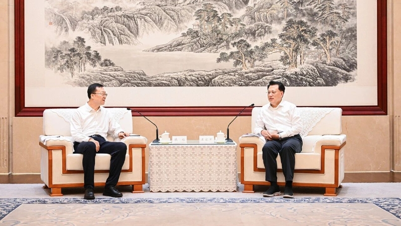 袁家军陈新武会见农业农村部部长张柱