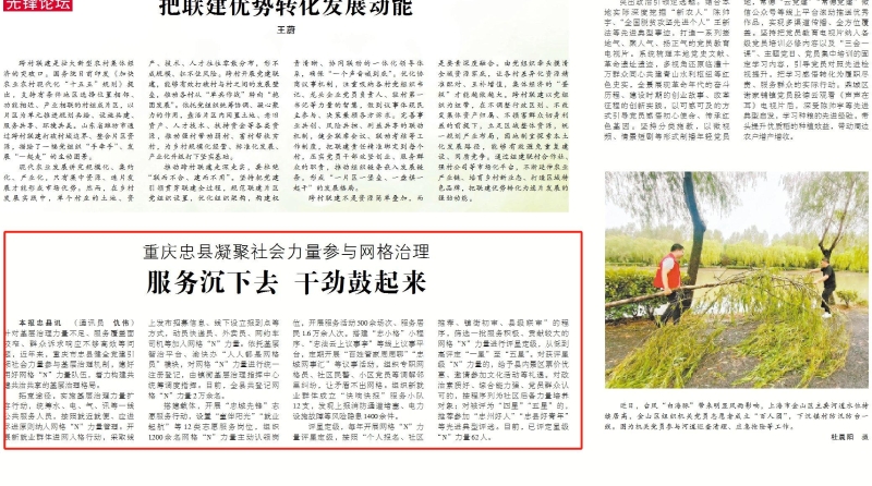 中国组织人事报看重庆｜服务沉下去 干劲鼓起来