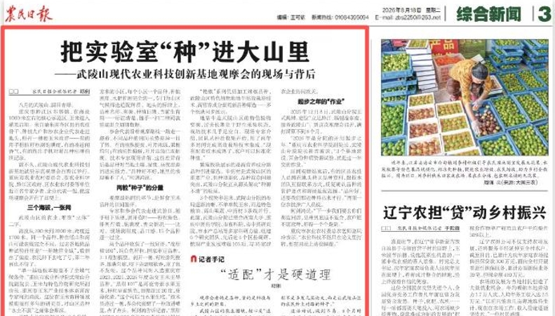 农民日报看重庆｜把实验室“种”进大山里——武陵山现代农业科技创新基地观摩会的现场与背后