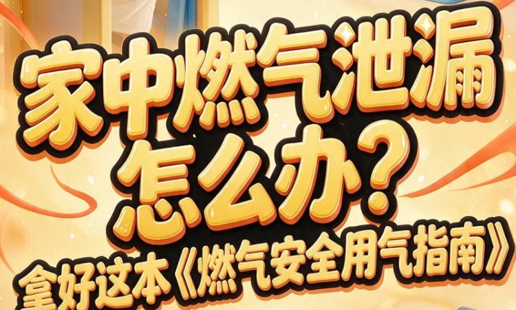 家中燃气泄漏怎么办？拿好这本《燃气安全用气指南》