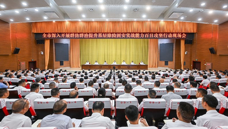 袁家军陈新武在武隆区彭水县调研并召开现场会 扎实推进群防群治 全面提升基层除险固安实战能力
