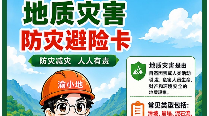 群防群治百日攻坚丨宁可十防九空，不可万一失防，收好这张地质灾害防灾避险卡保平安