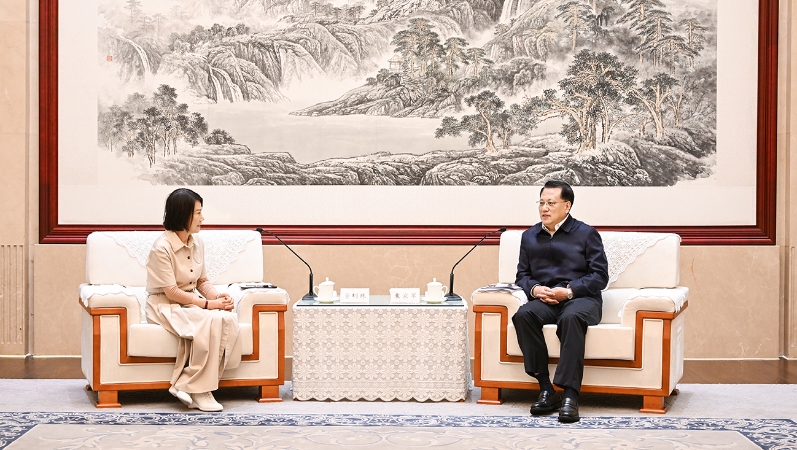 袁家军陈新武会见格力电器董事长董明珠一行