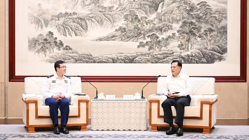 袁家军会见国家消防救援局党委书记、政治委员李良生一行