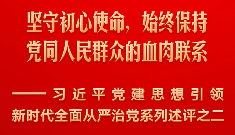 习近平党建思想引领新时代全面从严治党系列述评之二